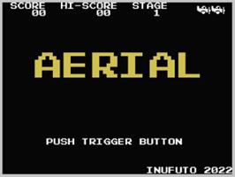 Title screen of Aerial on the Coleco Vision.