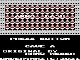 Title screen of Arno Dash on the Coleco Vision.