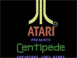 Title screen of Centipede on the Coleco Vision.