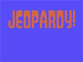 Title screen of Jeopardy! on the Coleco Vision.