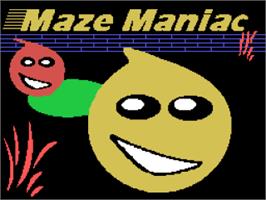 Title screen of Maze Maniac on the Coleco Vision.