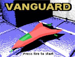 Title screen of vanguard on the Coleco Vision.