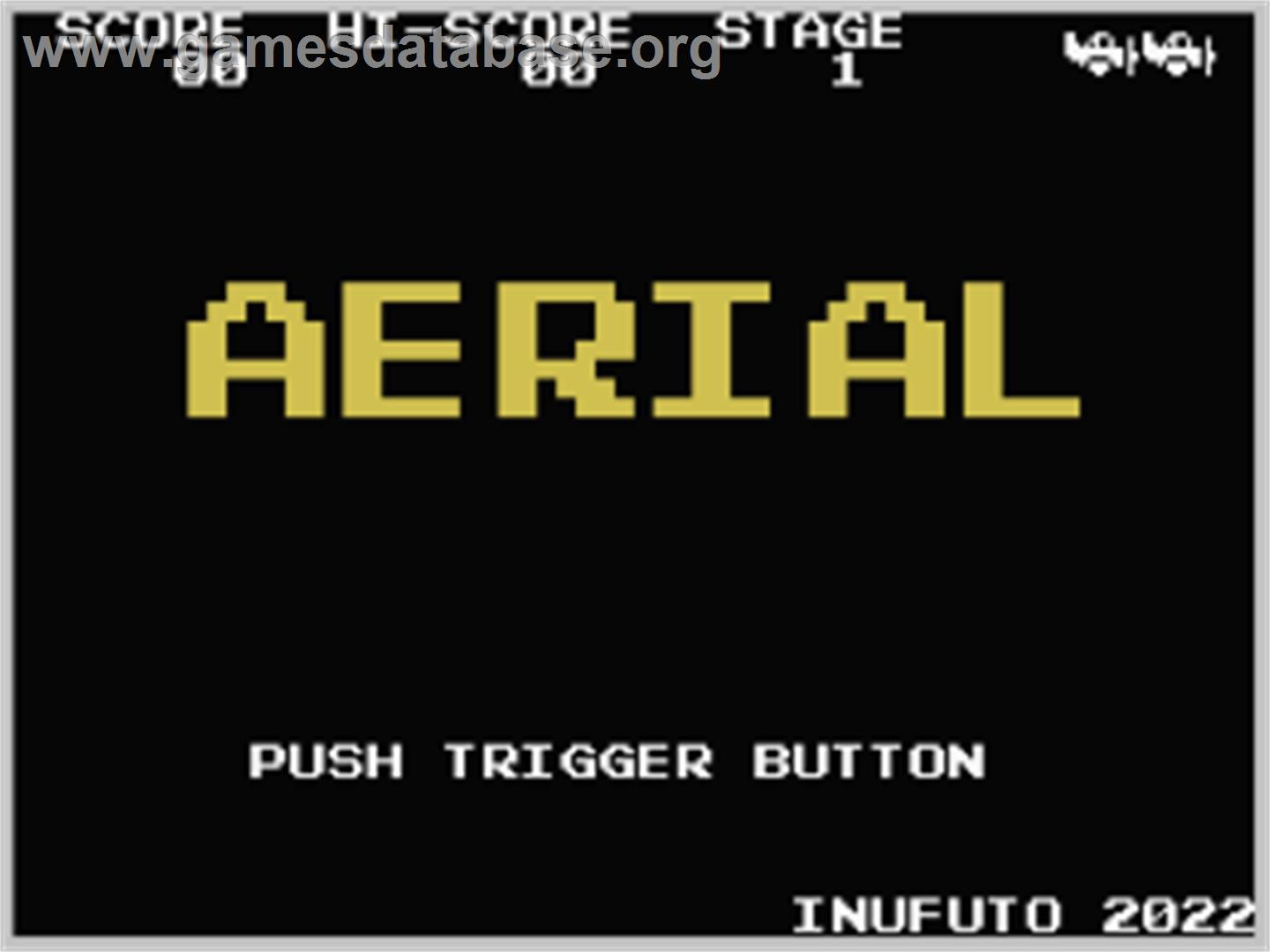 Aerial - Coleco Vision - Artwork - Title Screen