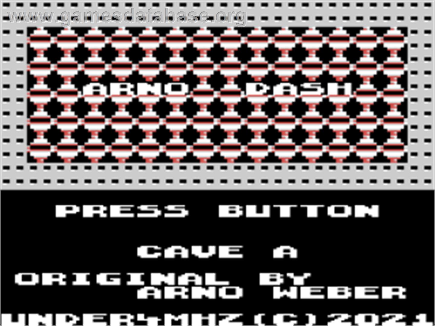 Arno Dash - Coleco Vision - Artwork - Title Screen