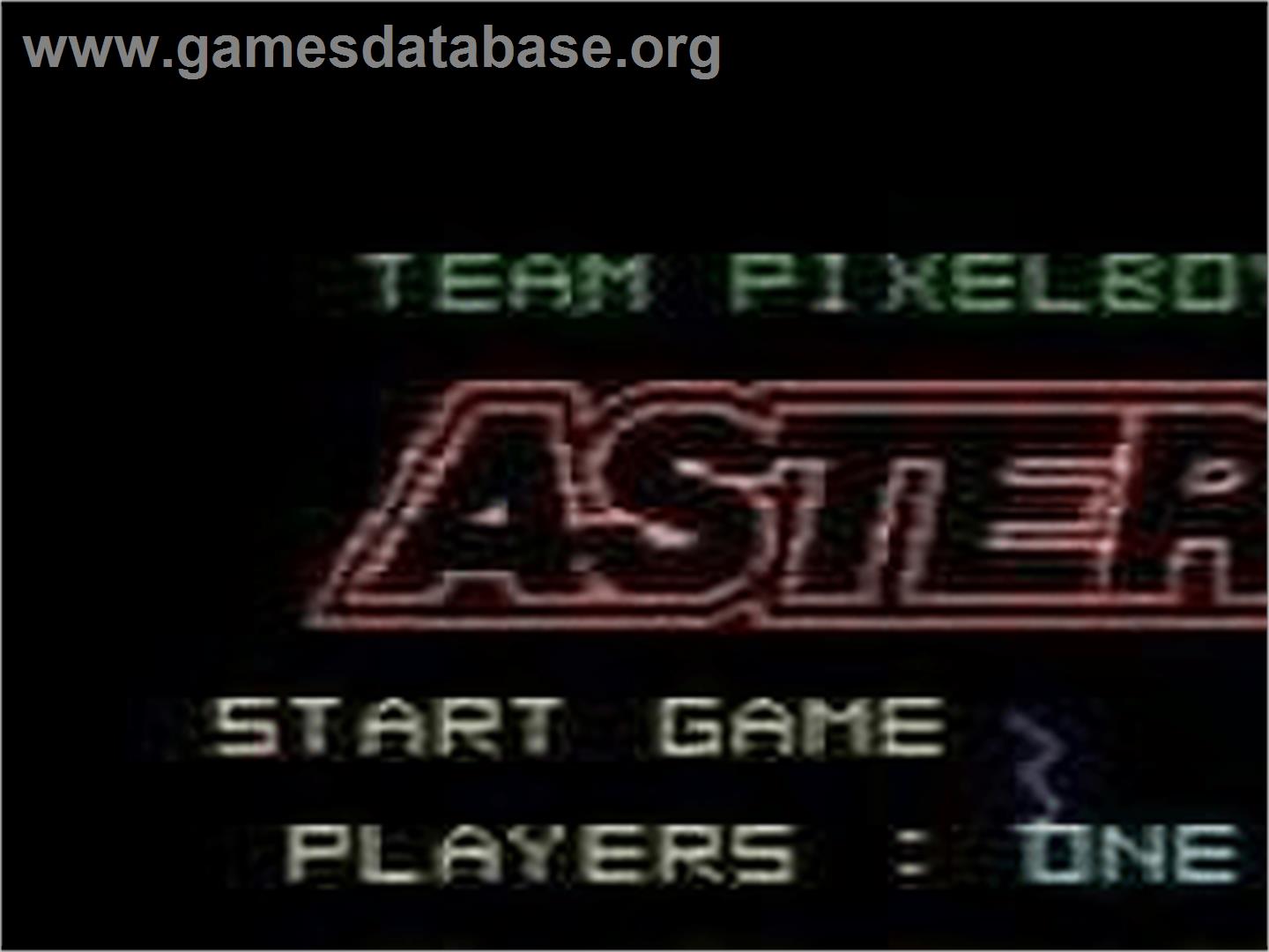 Asteroids - Coleco Vision - Artwork - Title Screen