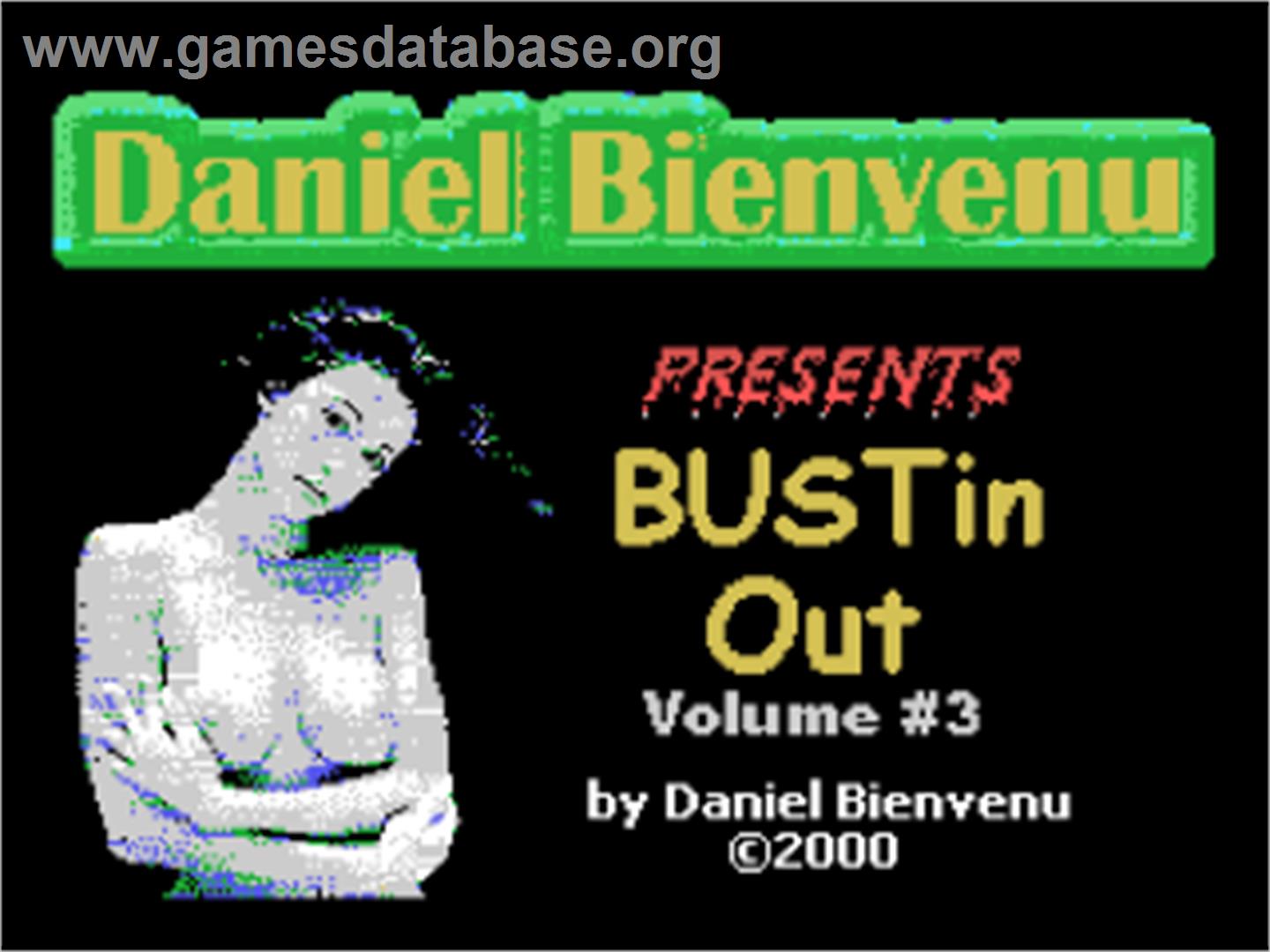 BUsTin-Out: Volume 2 - Coleco Vision - Artwork - Title Screen