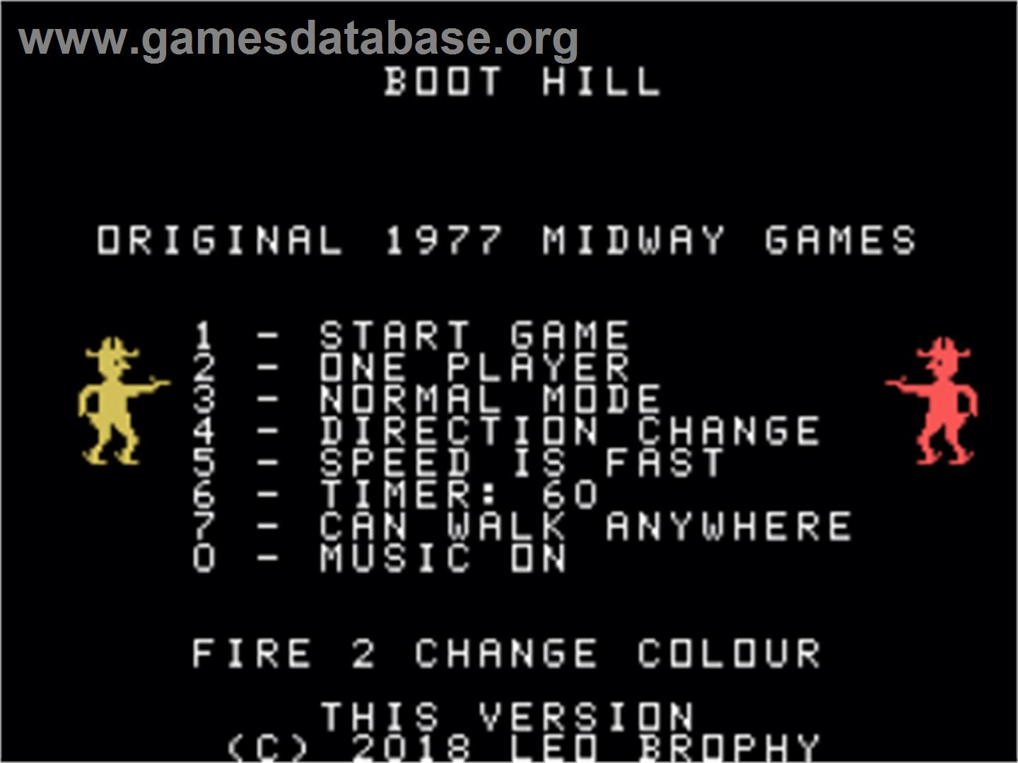 Boot Hill - Coleco Vision - Artwork - Title Screen