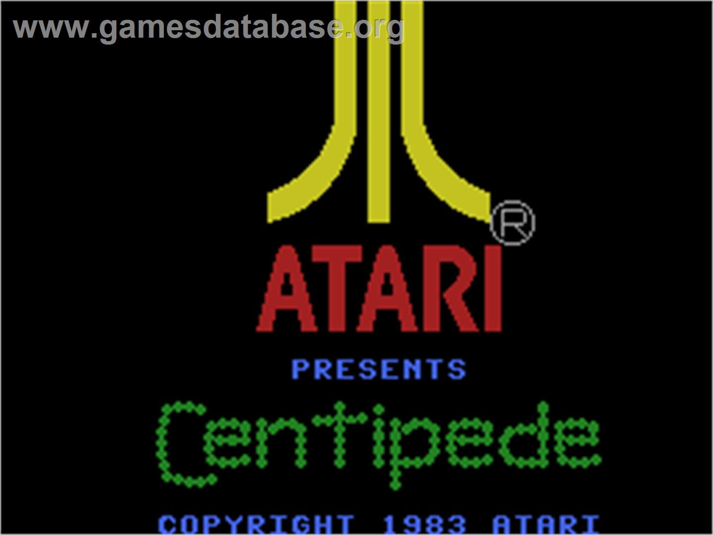 Centipede - Coleco Vision - Artwork - Title Screen