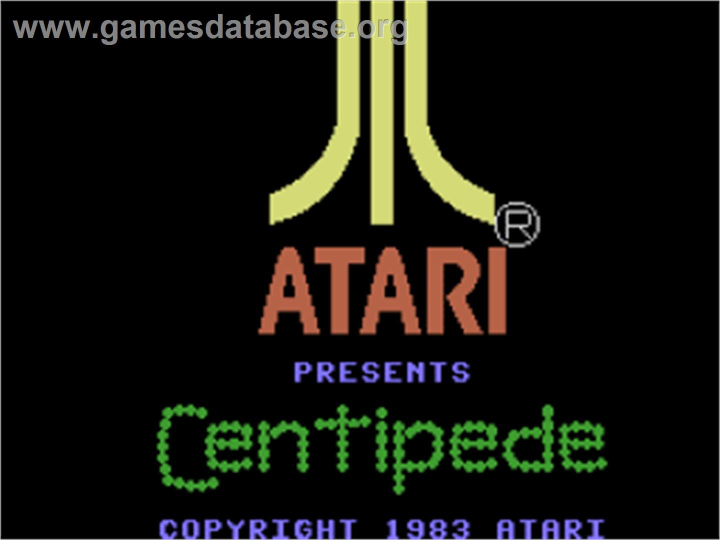 Centipede - Coleco Vision - Artwork - Title Screen