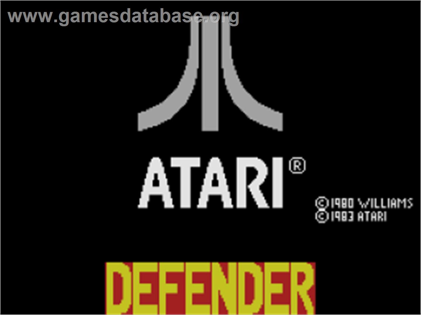 Defender - Coleco Vision - Artwork - Title Screen