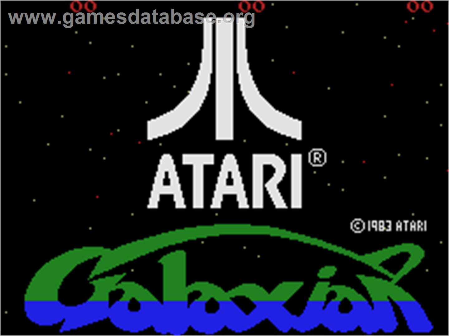 Galaxian - Coleco Vision - Artwork - Title Screen