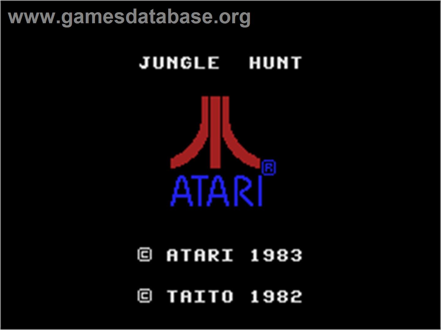 Jungle Hunt - Coleco Vision - Artwork - Title Screen