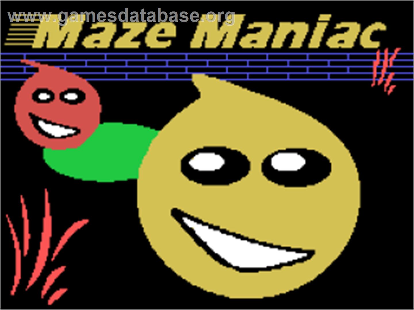 Maze Maniac - Coleco Vision - Artwork - Title Screen