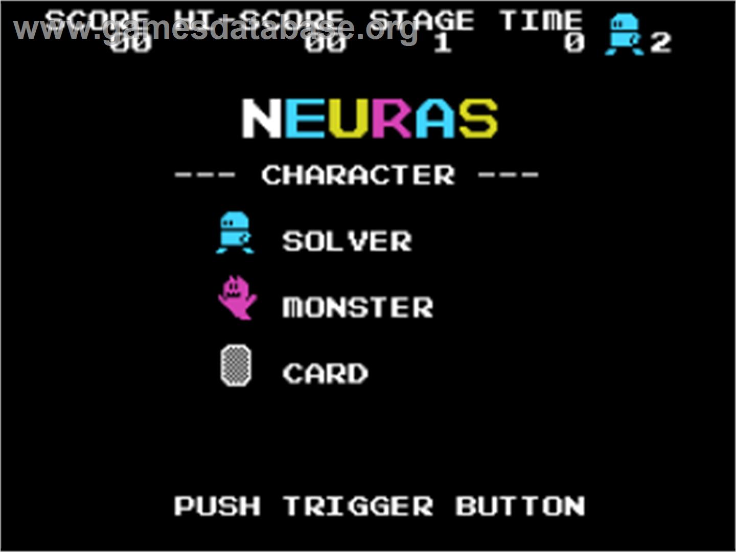 Neuras - Coleco Vision - Artwork - Title Screen