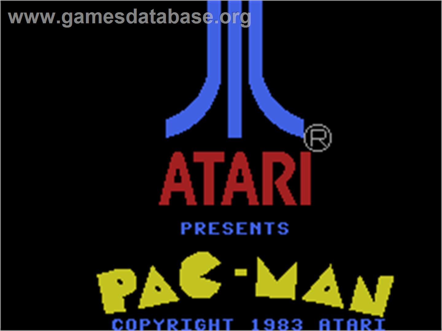 Pac-Man - Coleco Vision - Artwork - Title Screen