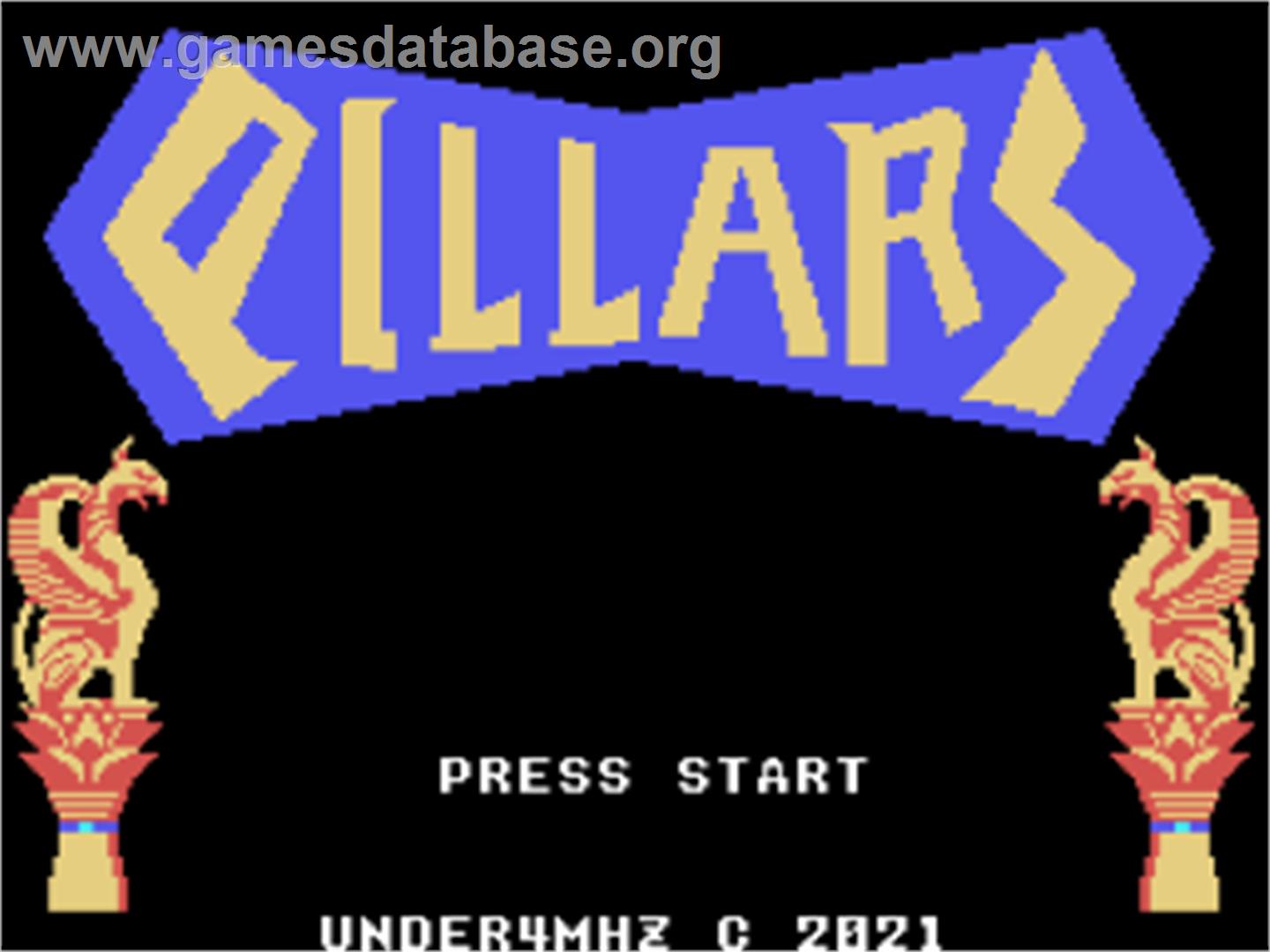 Pillars - Coleco Vision - Artwork - Title Screen