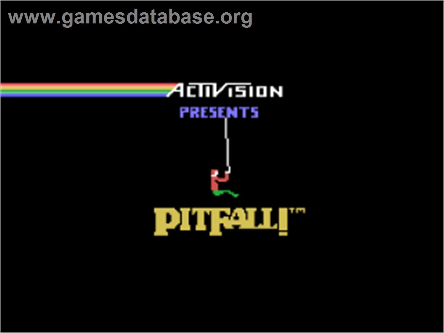 Pitfall! - Coleco Vision - Artwork - Title Screen