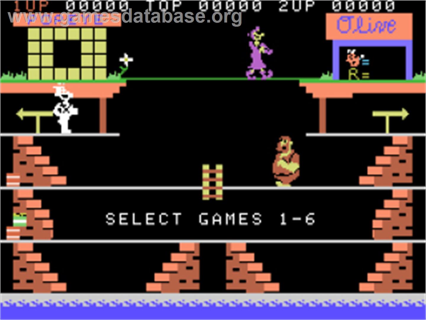 Popeye - Coleco Vision - Artwork - Title Screen