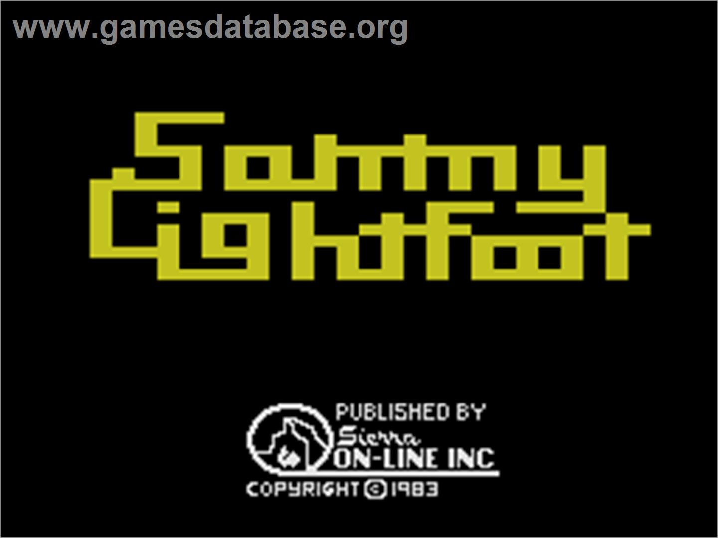 Sammy Lightfoot - Coleco Vision - Artwork - Title Screen