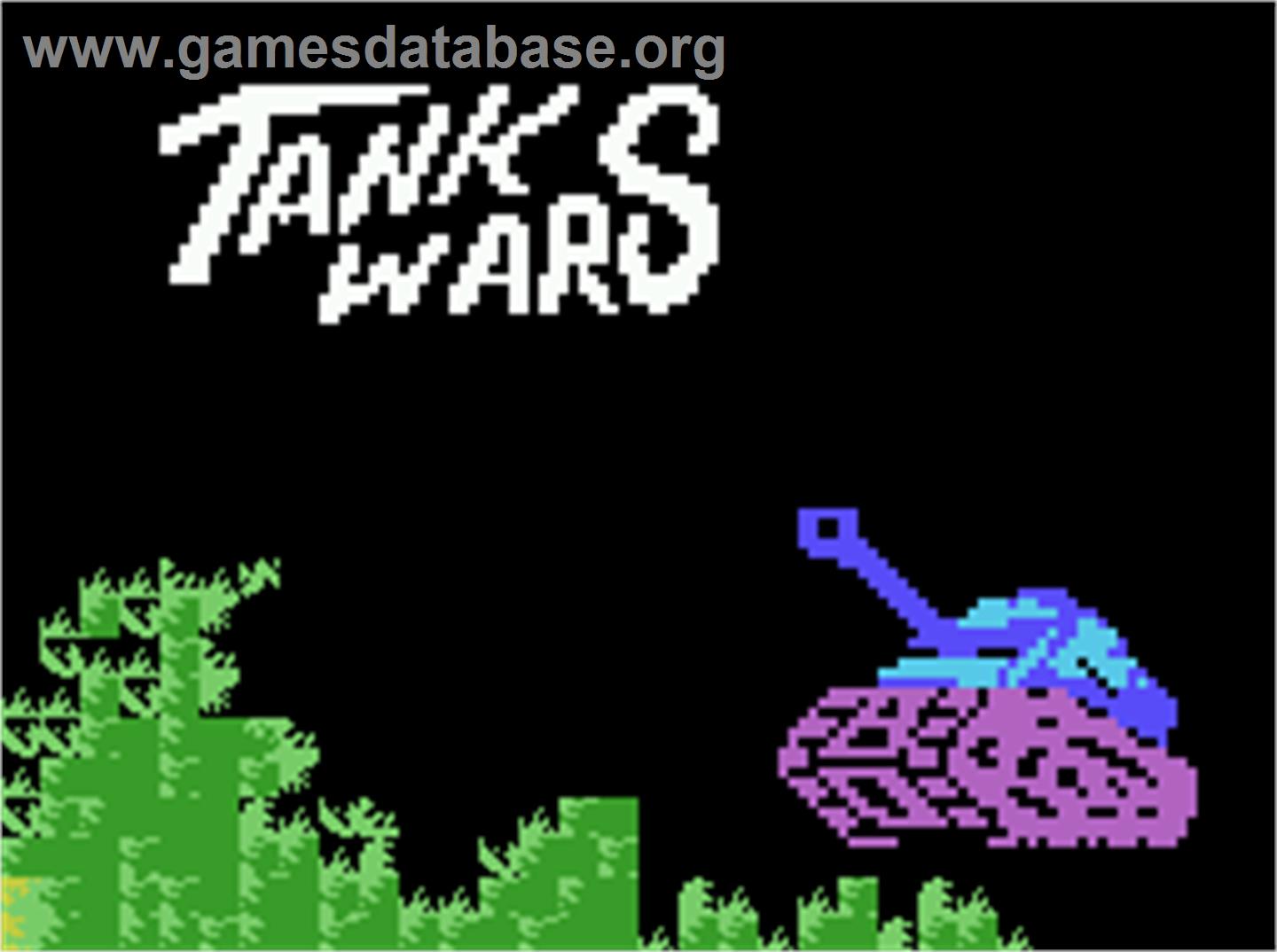 Tank Wars - Coleco Vision - Artwork - Title Screen