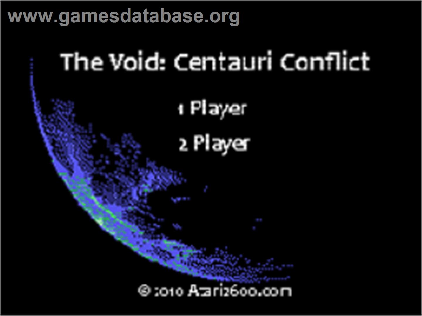 Void, The - Coleco Vision - Artwork - Title Screen