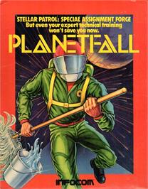 Box cover for Planetfall on the Commodore 128.