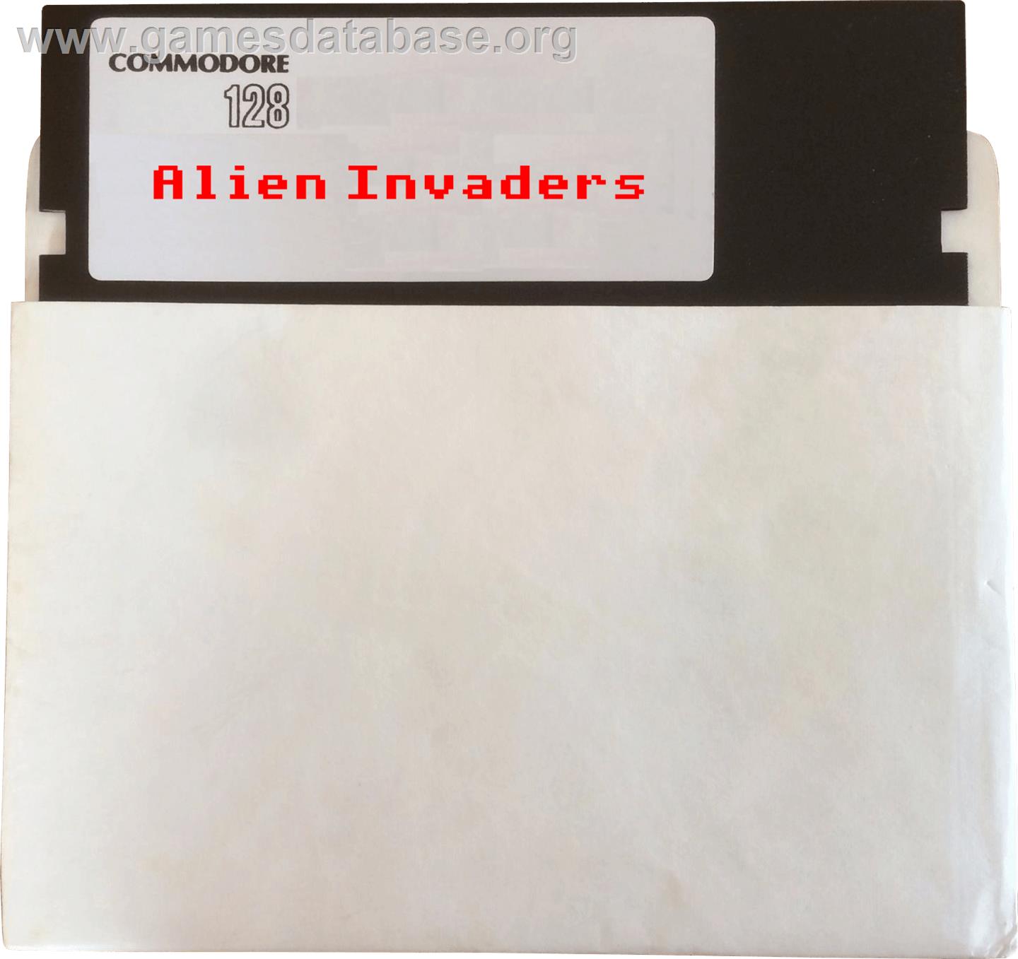 Alien Invaders - Commodore 128 - Artwork - Cartridge