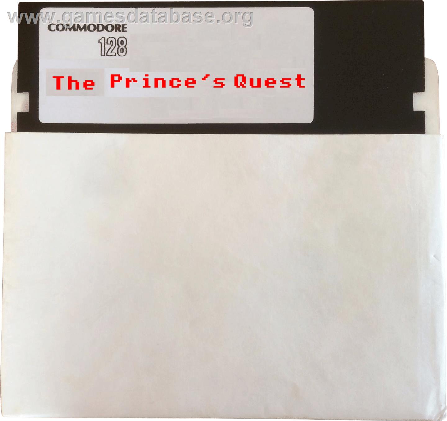 The Prince's Quest - Commodore 128 - Artwork - Cartridge