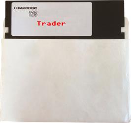 Artwork on the Disc for Trader on the Commodore 128.