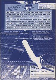 Advert for 747 on the Acorn Atom.