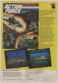 Advert for Action Force on the Commodore 64.