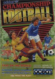 Advert for Adidas Championship Football on the Commodore 64.