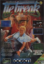 Advert for Adidas Championship Tie-Break on the Commodore 64.