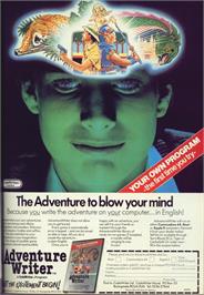 Advert for Adventure Writer on the Commodore 64.