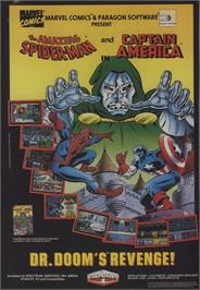 Advert for Amazing Spider-man And Captain America In Dr. Doom's Revenge!, The on the Microsoft DOS.