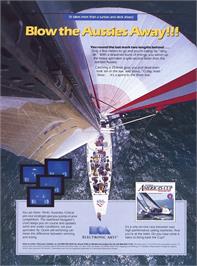 Advert for America's Cup on the Commodore 64.