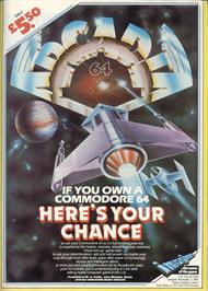 Advert for Arcadia on the Commodore 64.