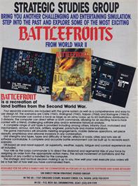 Advert for Battle on the Commodore 64.