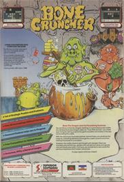 Advert for Bonecruncher on the Commodore Amiga.