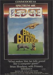 Advert for Brian Bloodaxe on the Commodore 64.