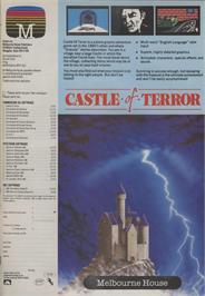 Advert for Castle of Terror on the Commodore 64.