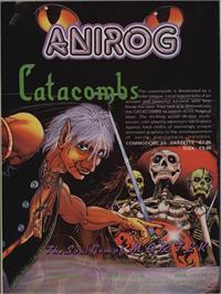 Advert for Catacombs (Ahoy!) on the Commodore 64.