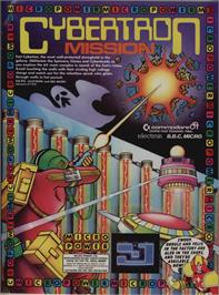 Advert for Cybertron Mission on the Commodore 64.