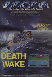 Advert for Death Wake on the Commodore 64.
