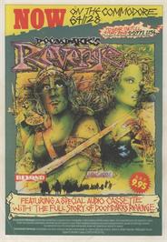 Advert for Doomdark's Revenge on the Commodore 64.