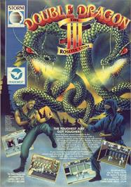 Advert for Double Dragon (Ocean) on the Commodore 64.