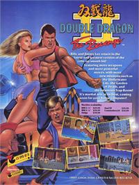 Advert for Double Dragon 2 - The Revenge on the Commodore 64.