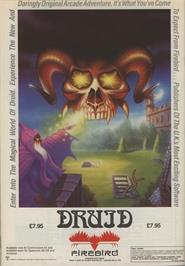 Advert for Druid on the Atari 8-bit.