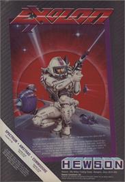 Advert for Exolon on the Commodore 64.