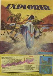 Advert for Explorer on the Commodore 64.